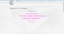 Desktop Screenshot of caarizona.org