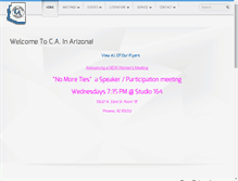 Tablet Screenshot of caarizona.org
